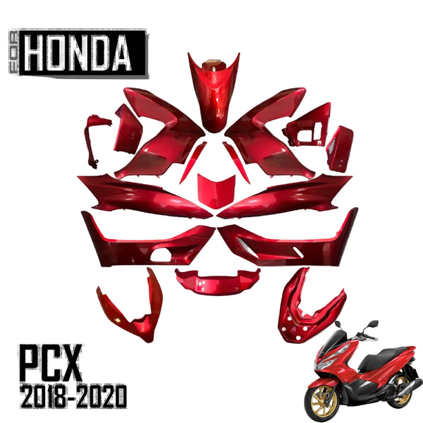 Full Body Kit Red New Honda PCX 2018 2019 2020 High Quality