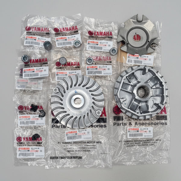 Share Genuine Yamaha XMAX 300cc Variator Full Kit Set Original Part 2017-2025